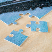 イタリアのIschiaの古い町の記念品 ジグソーパズル (側面)