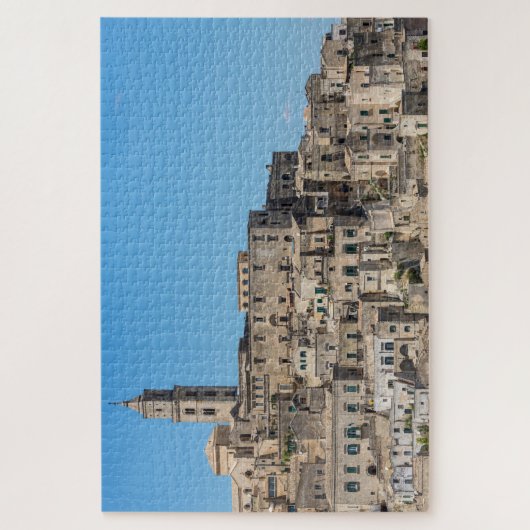 イタリアのSassiのディディミアムのマテラ都市 ジグソーパズル (縦)