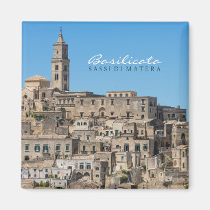 イタリアのSassiのディディミアムのマテラ都市 マグネット