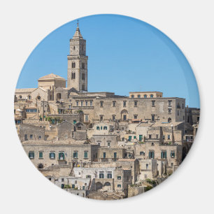 イタリアのSassiのディディミアムのマテラ都市 マグネット