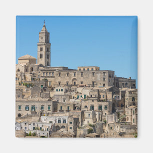 イタリアのSassiのディディミアムのマテラ都市 マグネット