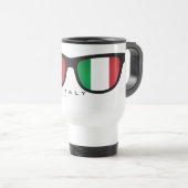 イタリアはカスタムなマグを影で覆います トラベルマグ (正面右)