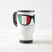 イタリアはカスタムなマグを影で覆います トラベルマグ (正面左)