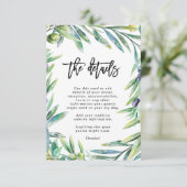 イタリアは結婚情報の詳細 エンクロージャーカード (スタンド正面)