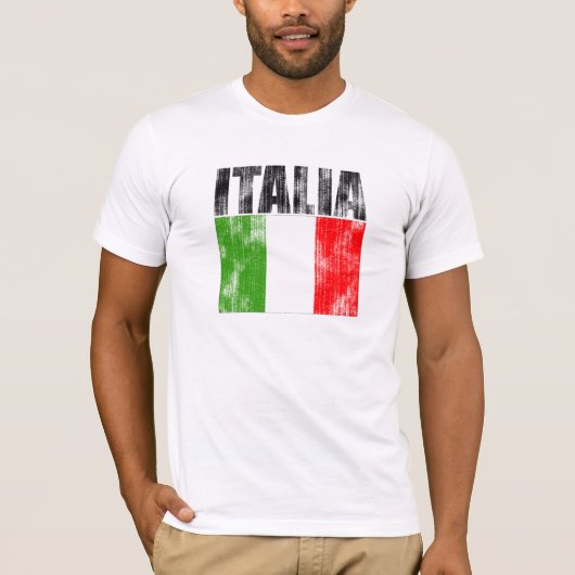 イタリアはTシャツスタイルの衰退しました Tシャツ (正面)