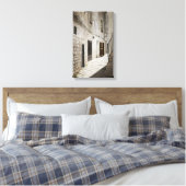 イタリアぶら下がったの路地で洗濯物を乾かす キャンバスプリント (インサイチュ (寝室))