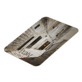 イタリアぶら下がったの路地で洗濯物を乾かす マグネット (左側)