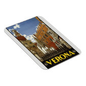 イタリアへの旅行 – Verona Vintage Poster マグネット (右側)