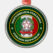 イタリアへの献上品 メタルオーナメント (正面)