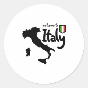 イタリアへようこそ ラウンドシール