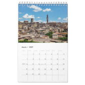 イタリアを上空から カレンダー (3月 2027)