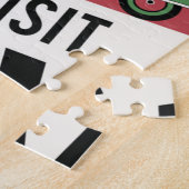 イタリアを訪問します来て下さい ジグソーパズル (側面)