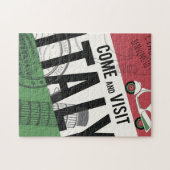 イタリアを訪問します来て下さい ジグソーパズル (横)