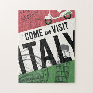 イタリアを訪問します来て下さい ジグソーパズル