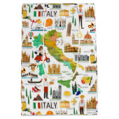 イタリアアイコンデザイン抱き枕 ミディアムペーパーバッグ (裏面)