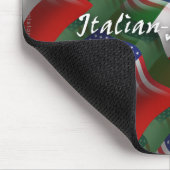 イタリアアメリカの振る旗 マウスパッド (コーナー)