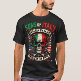 イタリアアメリカンイタリアンの息子 Tシャツ