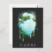 *~*イタリアアートカプリ島 ポストカード (正面/裏面)
