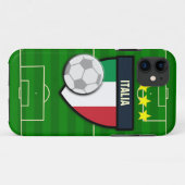 イタリアイタリアのサッカー Case-Mate iPhoneケース (裏面(横))