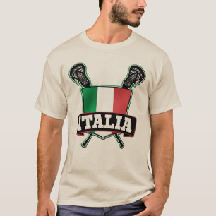 イタリアイタリアのラクロス Tシャツ
