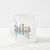 イタリアイタリアのTシャツ フロストグラスマグカップ (正面左)