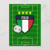 イタリアイタリアサッカー ポストカード (正面)