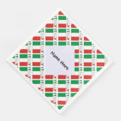 イタリアイタリアンと国旗の名前と並べて (コーナー)