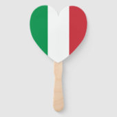 イタリアイタリアンのカスタム結婚式パーティーの国旗 ハンドファン (裏面)