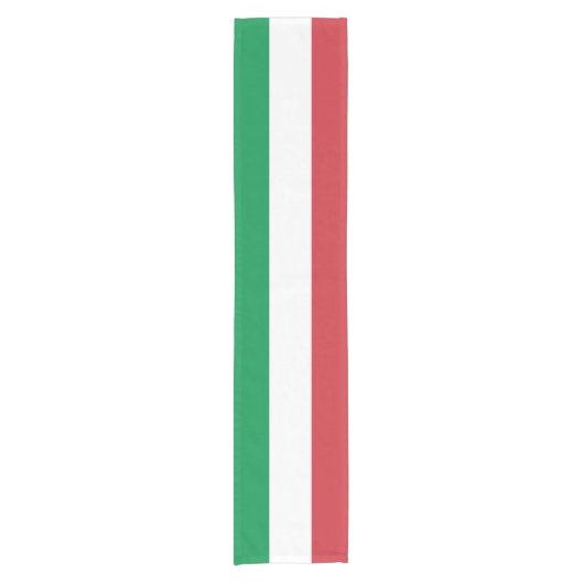 イタリアイタリアンのパーティーテーブルランナー国旗 ショートテーブルランナー (正面)