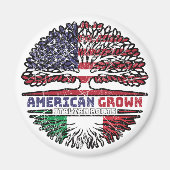 イタリアイタリアンアメリカ合衆国アメリカ合衆国統一された州ツリー マグネット (正面)