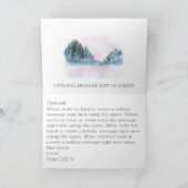 *イタリアイタリアンアルプスブオンナターレクリスマスカード カード (内部)