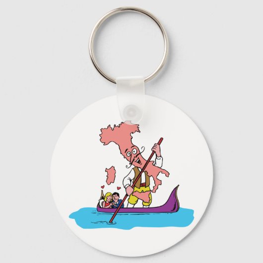 イタリアイタリアンイタリアVintage旅行お土産 キーホルダー (正面)