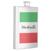 イタリアイタリアントリコレパーソナライズされたー国旗 フラスク (右)