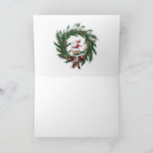 *イタリアイタリアンブオンナターレクリスマスカード カード (内部)