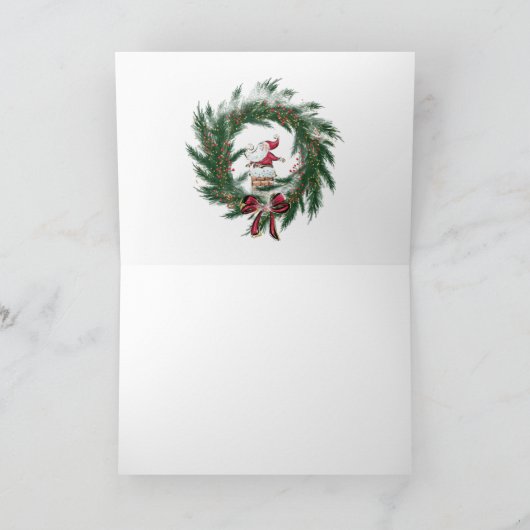 *イタリアイタリアンブオンナターレクリスマスカード カード (内部)