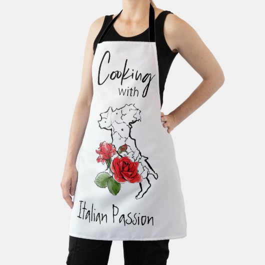 *~*イタリアイタリアンマップブートレッドローズ料理 エプロン (インサイチュ)