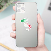 イタリアイタリアンマップルート シール (スマートフォン)