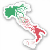 イタリアイタリアンマップルート シール (正面)