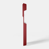 イタリアイタリアンヴィンテージモノグラムの旧カスタム国旗 iPhoneケース (左側面)