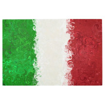 イタリアイタリアン国旗の金属プリント36 x 24