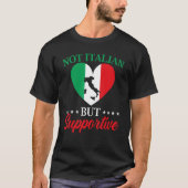 イタリアイタリアン国旗イタリア国旗 Tシャツ (正面)