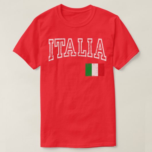 イタリアイタリアン国旗イタリア家族伝統ギフト Tシャツ (デザイン正面)