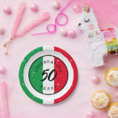 イタリアイタリアン国旗イタリア誕生日記念日 ペーパープレート (パーティー)