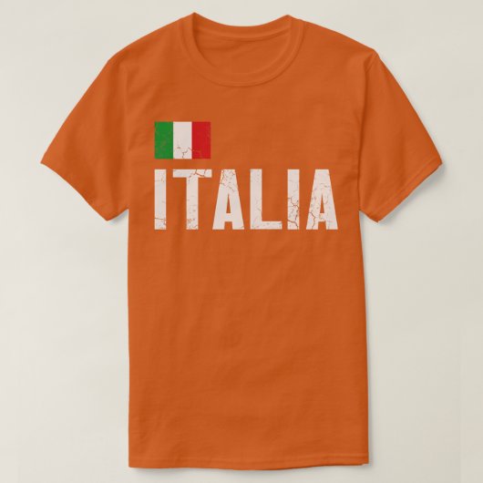イタリアイタリアン国旗イタリア Tシャツ (デザイン正面)