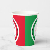 イタリアイタリアン国旗ハッピーバースデー 紙コップ (右)