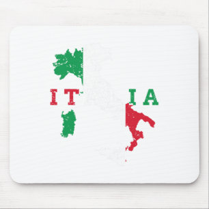 イタリアイタリアン国旗プライドギフト伝統イタリア マウスパッド
