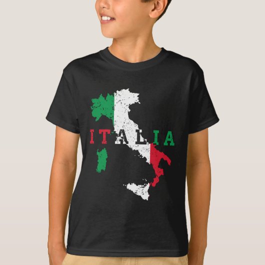 イタリアイタリアン国旗プライドギフト伝統イタリア Tシャツ (正面)