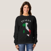 イタリアイタリアン国旗1 スウェットシャツ (正面フル)