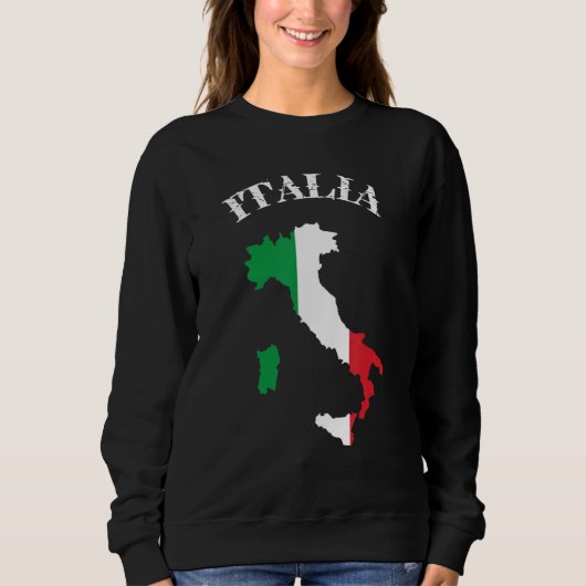 イタリアイタリアン国旗1 スウェットシャツ (正面)