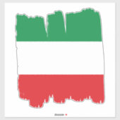イタリアイタリアン国旗 シール (シート)